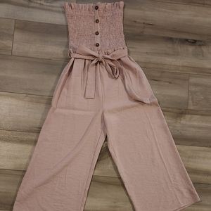 Blush pant wide leg romper